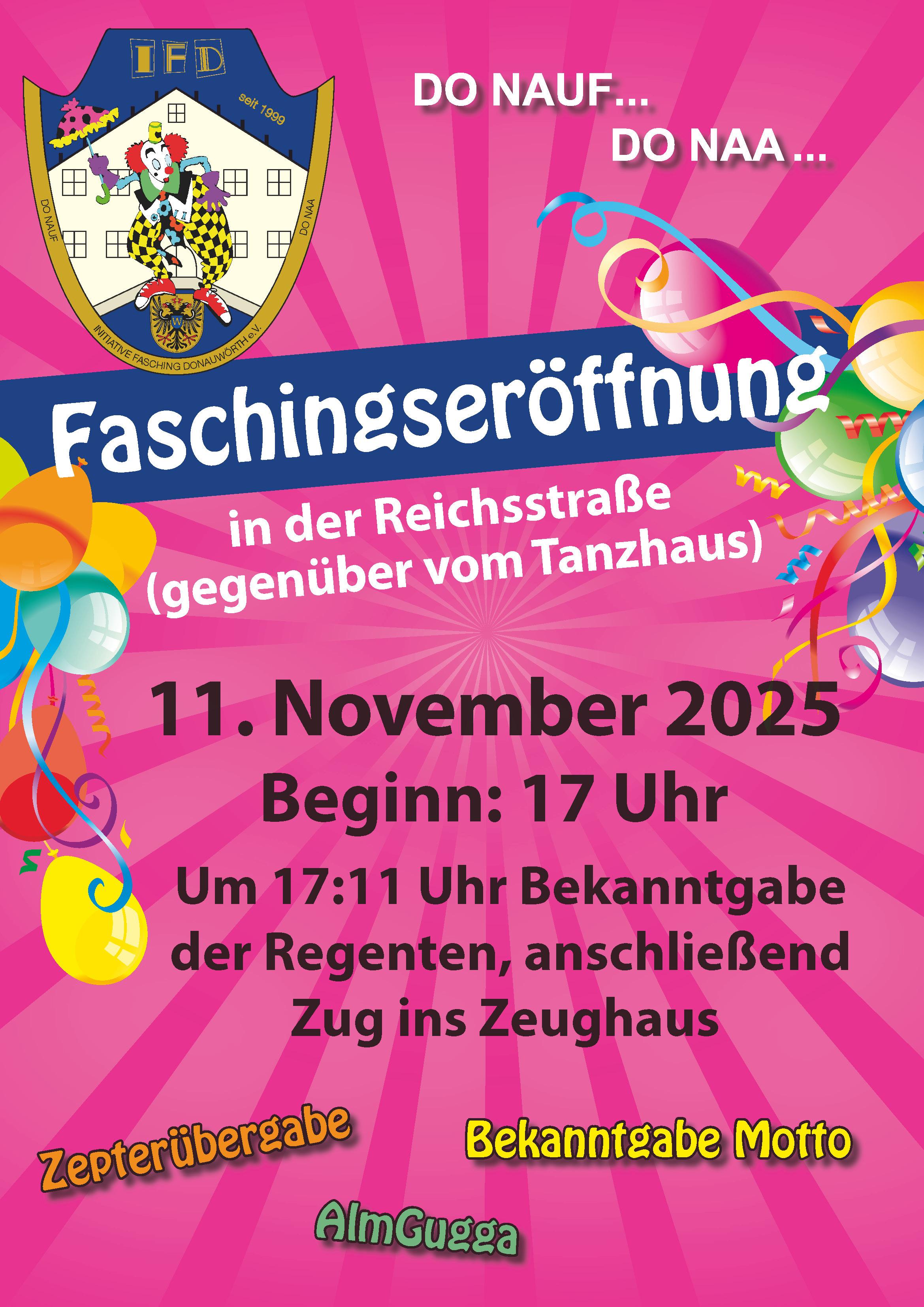 Faschingseröffnung 2025/26