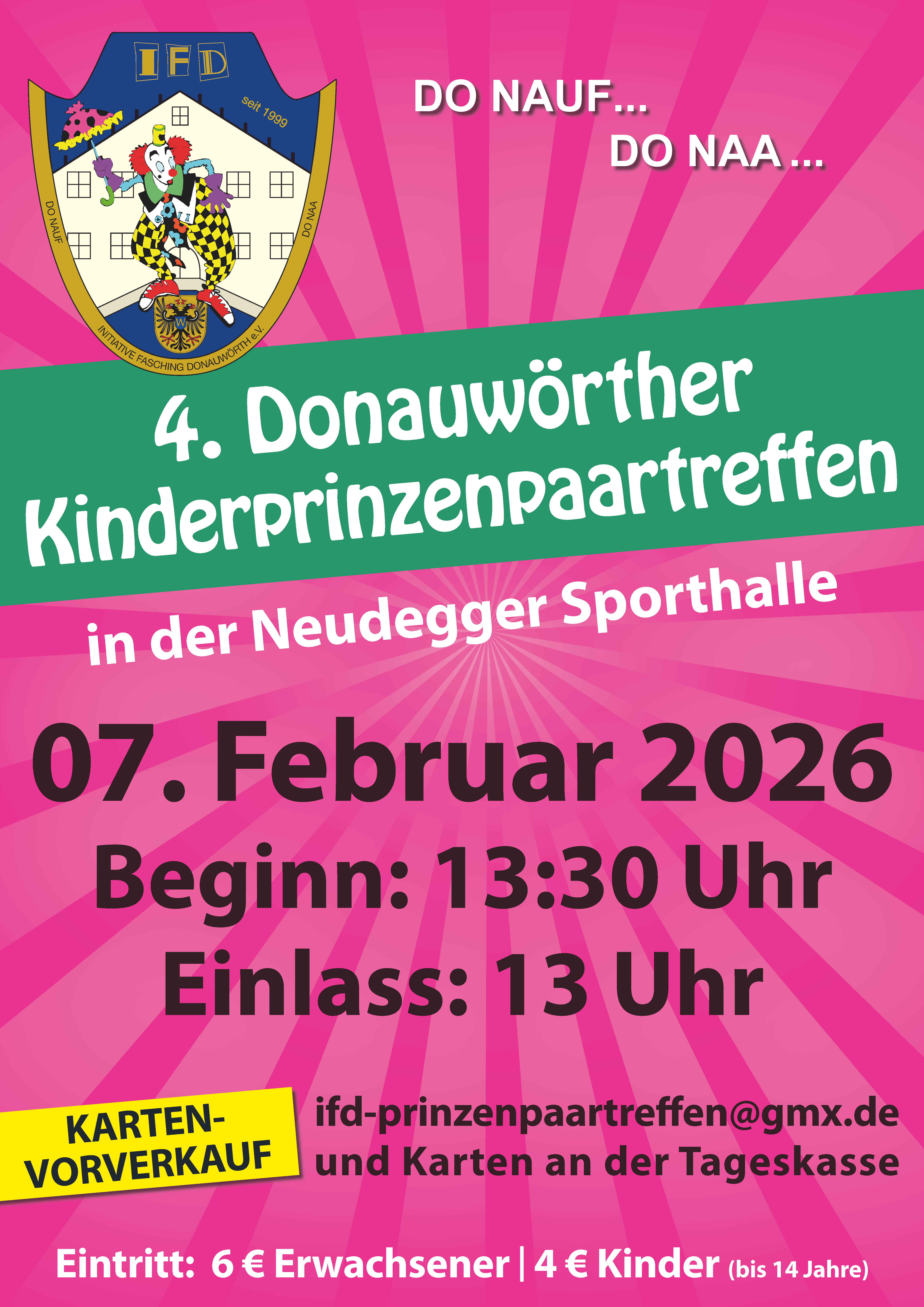 4. Donauwörther Kinderprinzenpaartreffen